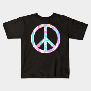 PSYCHEDELIC PEACE SYMBOL Kids T-Shirt